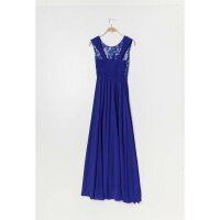 Pailetten Abendkleid Bodenlang R1297