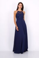 Damen Abendkleid mit Spitze-Oberteil 6467 Bodenlang