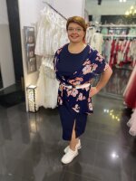 Damen Blusen-Weste mit Blumenprint EM3763