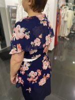 Damen Blusen-Weste mit Blumenprint EM3763