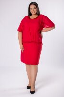 Festliches Plus Size Damenkleid EM10651 Etuikleid 2-tlg....