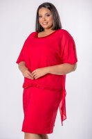 Festliches Plus Size Damenkleid EM10651 Etuikleid 2-tlg....