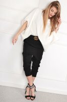 Oversize Fledermausbluse PM78865  mit einem Rollkragen