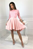 Cocktailkleid mit Ärmeln aus Spitze PM44325