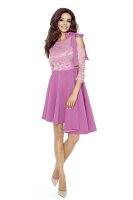 Cocktailkleid PM50190 Spitzenkleid mit asymmetrischem Saum