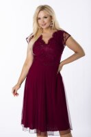 Ausgestelltes Midikleid mit Spitze PM80663