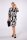 Elegantes Kleid PM81501 mit tailliertem Schnitt und Rüschen an den Ärmeln