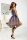 Coctailkleid aus hochwertiger Spitze mit Tüllrock PM77024
