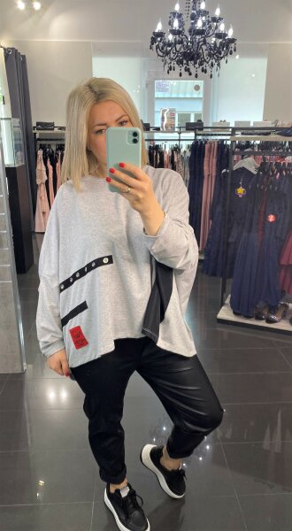 Damen Freizeit-Tunika Oversize 5060 Italy