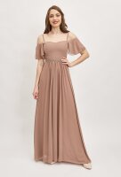 Abendkleid mit Schulterärmeln 8851