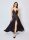 Satin Abendkleid mit Strassteinchen Träger HM2298