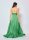 Wickelkleid Satin Abendkleid mit Strassteinchen Trägern HM2298