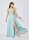 Wickelkleid Satin Abendkleid mit Strassteinchen Trägern HM2298