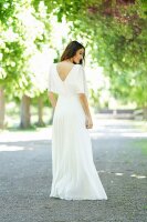 Festliches Maxikleid mit Plisseerock  R1429...