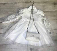 Festliches Hochzeit Taufe Kommunion Mädchenkleid mit...