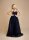 Abendkleid mit aufgesetzten dekorativen Blümchen HM2321