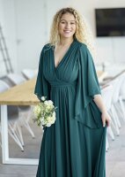 Abendkleid Bodenlang mit Flügelärmeln HM2290QS