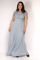 Abendkleid Bodenlang Kurzarm S1820QS