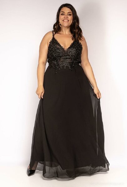Abendkleid mit verstellbaren Träger S1826QS