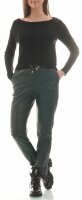 Damen Chino Kunstlederhose EM19056