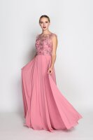 Abendkleid mit Feder-Ärmeln 98352