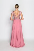 Abendkleid mit Feder-Ärmeln 98352