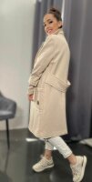 Lässiger Basic Trenchcoat Mantel Gefüttert
