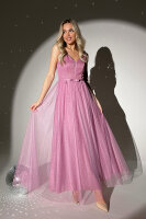 Abendkleid mit Glitzer /Tüllrock 273