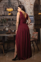 Abendkleid Bodenlang mit Spitze 265-10/1