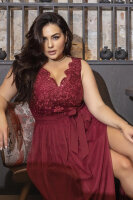 Abendkleid Bodenlang mit Spitze 265-10/1