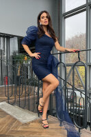 Extravagantes One Shoulder Etuikleid 274-01.2