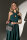 Satinkleid Abendkleid mit Schlitz 276-13