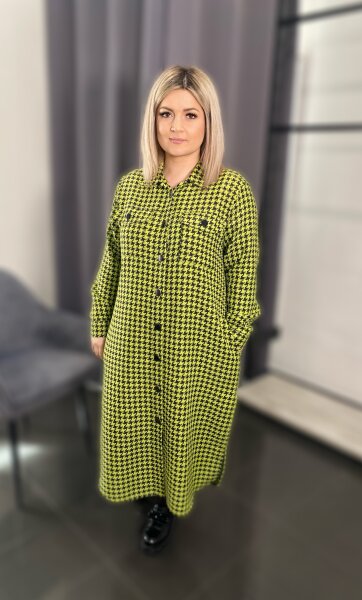 Lässiges Hemd-Kleid EM19843