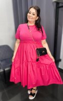 Casual Rüschenkleid mit Taschen