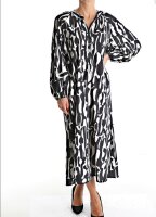 Maxi Hemdkleid mit Print