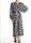 Langarm Hemdkleid mit Print