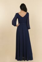 Festliches Maxikleid R1847 Langarm