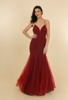 Glitzer Abendkleid Meerjungfrau-Schnitt R1861