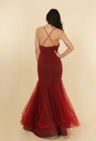 Glitzer Abendkleid Meerjungfrau-Schnitt R1861