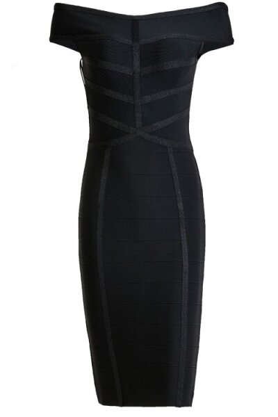 Figurbetontes Etuikleid Stretch 607015 midi