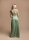 Satin Neckholder Abendkleid mit Schlitz R1459
