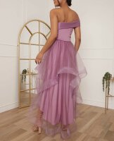 One Shoulder-Kleid mit Tüllrock 527003