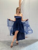 One Shoulder-Kleid mit Tüllrock 527003