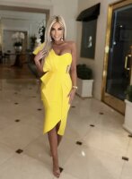 Extravagantes Kleid Asymetrisch 6156601