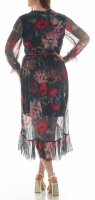 Kleid mit Blumenprint EM26857 Langarm