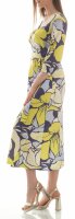 Wickelkleid mit Blumenprint EM27286 Langarm