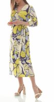 Wickelkleid mit Blumenprint EM27286 Langarm