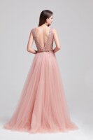 Abendkleid mit abnehmbarer Schleppe 888062