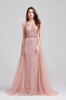 Standesamt Brautkleid mit abnehmbarer Schleppe 888062