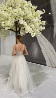 Brautkleid mit Tüllrock /Glitzerkorsage 829003